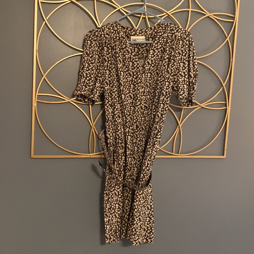 80s/90s vintage short romper with belt